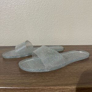 Matisse Sparkling Clear Slide Sandals